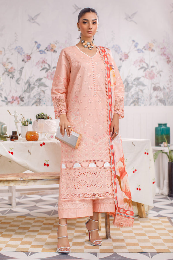 Marjjan | Carnation Lawn | MBL-17 B (HOT PINK)